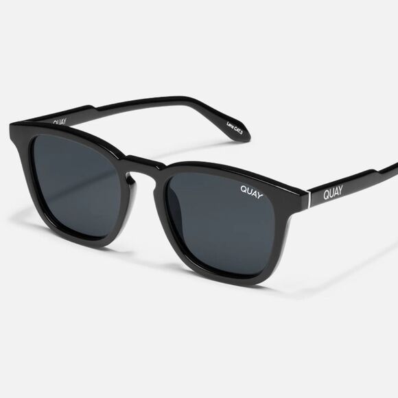 Quay Australia Jackpot Polorized Sunglasses- Black/Black Smoke - Picture 1 of 8